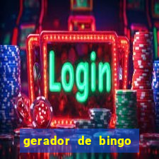 gerador de bingo cha de bebe